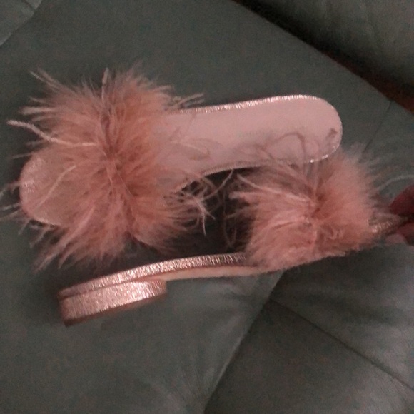 Loeffler Randall Feather Lilly Slides  7 - Picture 3 of 12